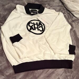 ELLAN
Black and White CHA CHA 
Women's Sweatshirt